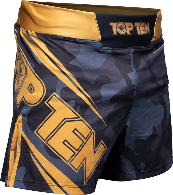 MMA Shorts “Black Force” Camouflage