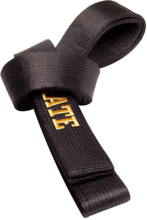 Shiny Karate belt with box (with embroidery) “KARATE”