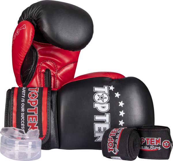 Boxing Gloves Starter Kit incl. Mouthguards and Bandages