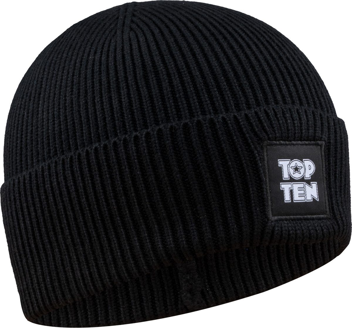 Beanie “Ribbed” - black, unisex · foto 1