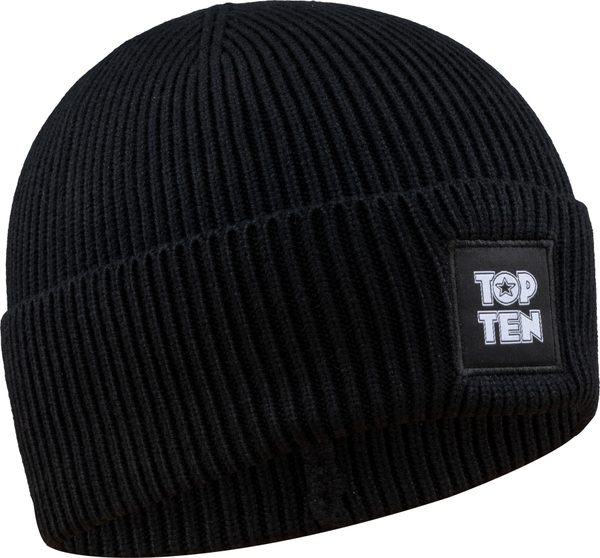 Beanie “Ribbed” - black, unisex